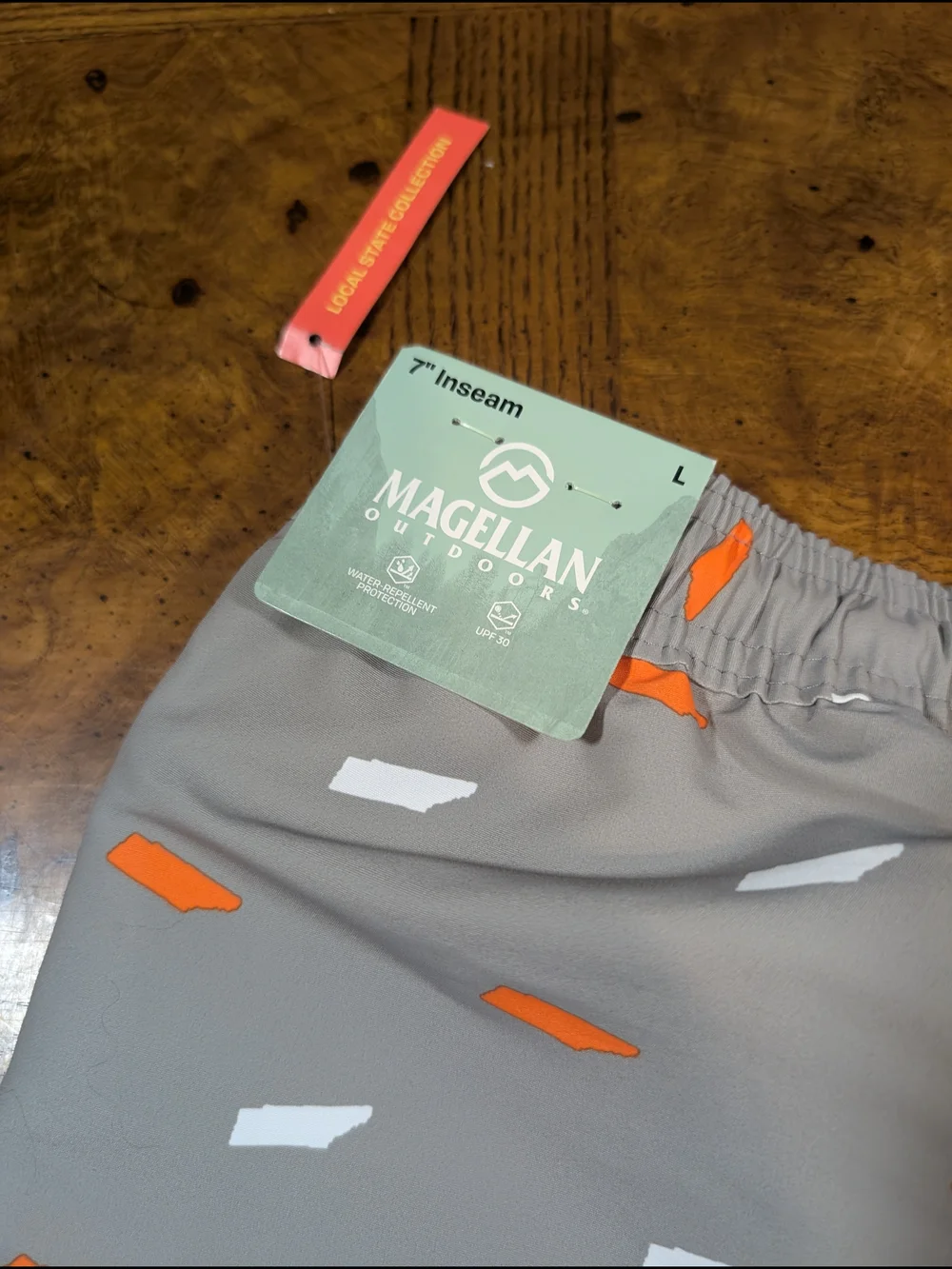 Magellan Outdoors Tennessee State Print Swim Trunks Men's Large 7